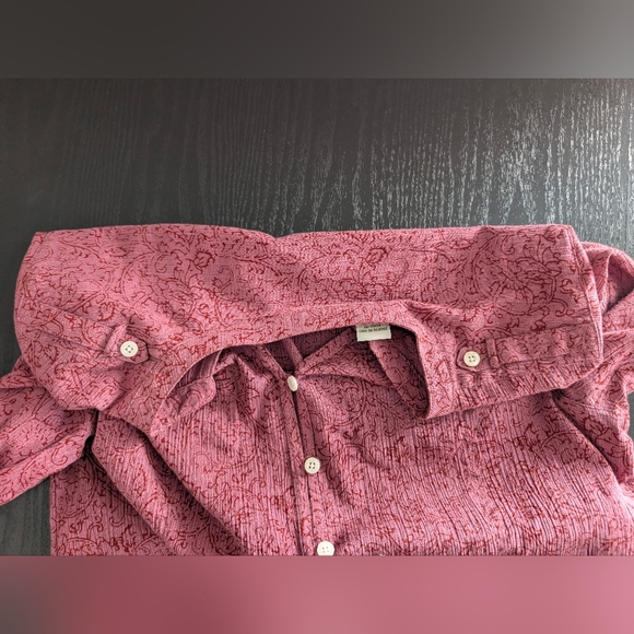 Orvis Women's Dusty Rose Button-Front  100% Cotton Blouse Shirt Top M - Picture 4 of 7